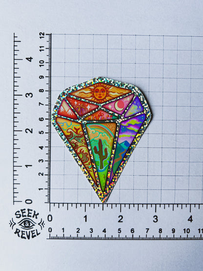 Rare Sticker: Glitter Diamond