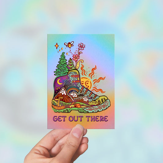 Get out there - Card