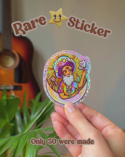 Rare Sticker: Mushroom Man
