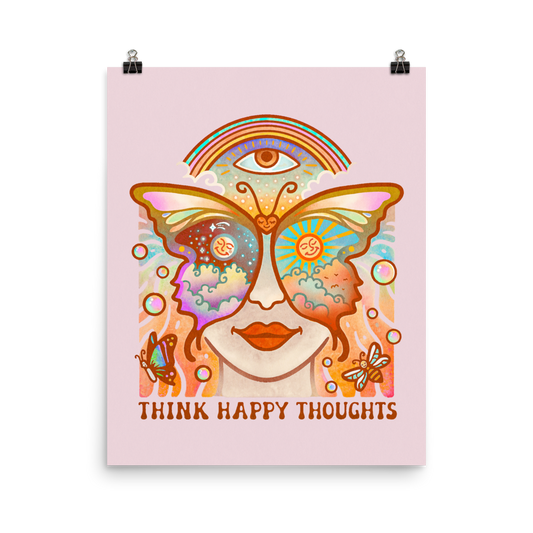 THINK HAPPY THOUGHTS