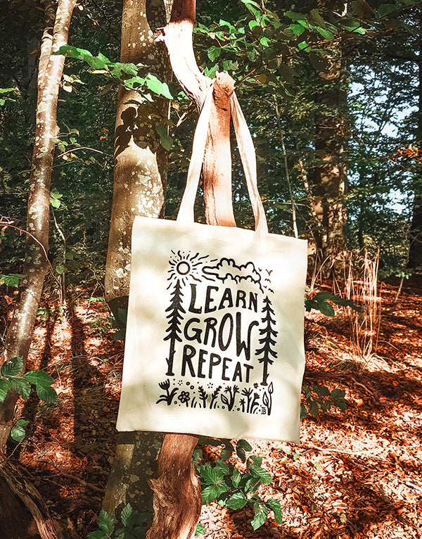 Learn Grow Repeat - Tote Bag
